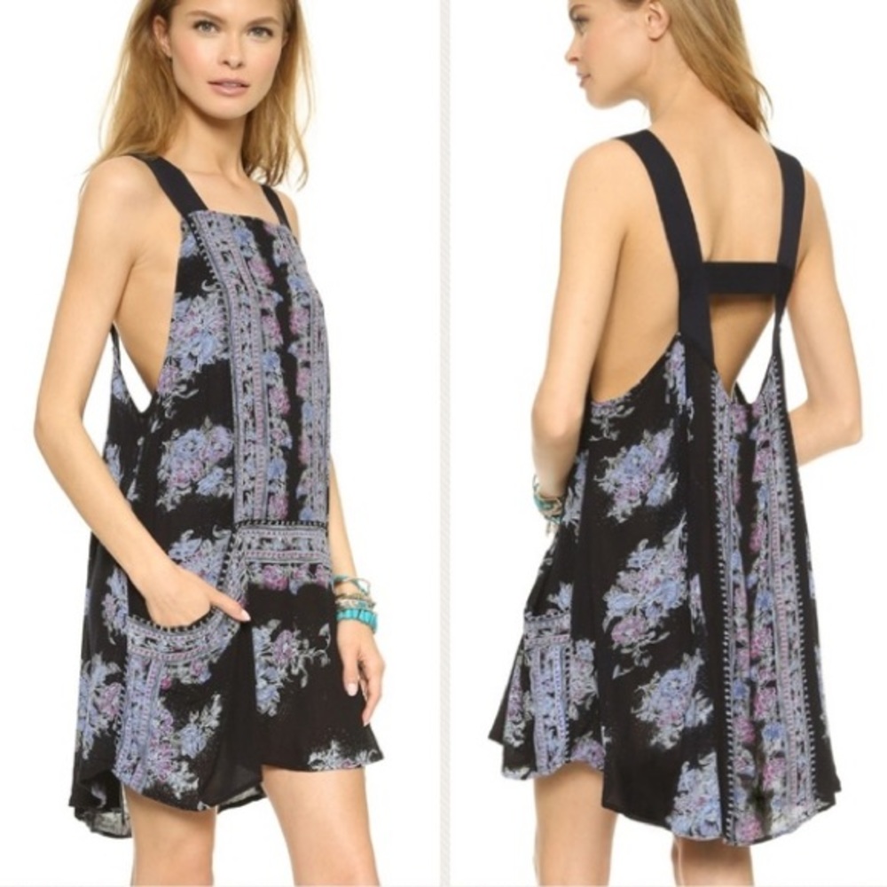 Free People Paradise Song Printed Tunic Antique